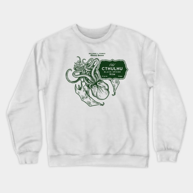 Old Cthulhu Rum Crewneck Sweatshirt by Dicky